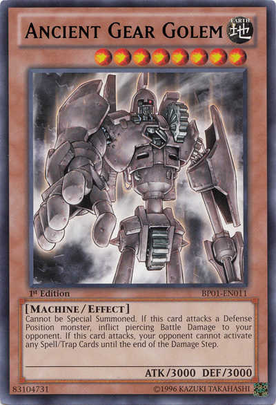 Ancient Gear Golem [BP01-EN011] Rare | Rock City Comics