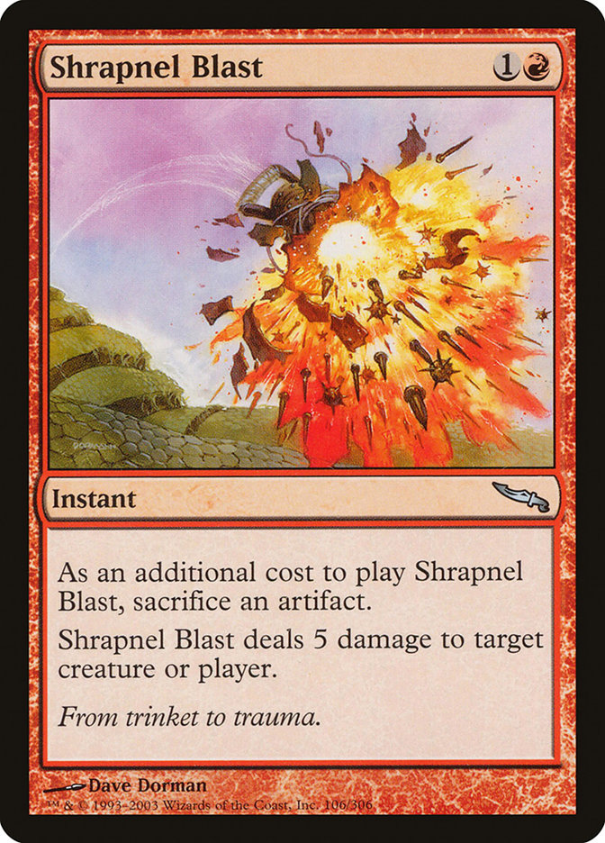 Shrapnel Blast [Mirrodin] | Rock City Comics