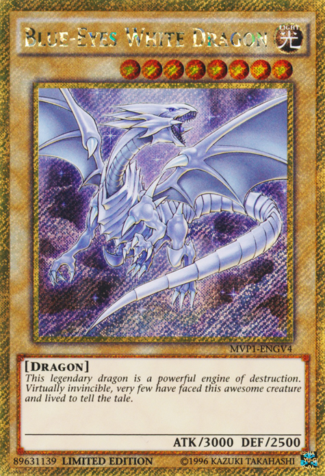 Blue-Eyes White Dragon [MVP1-ENGV4] Gold Secret Rare | Rock City Comics