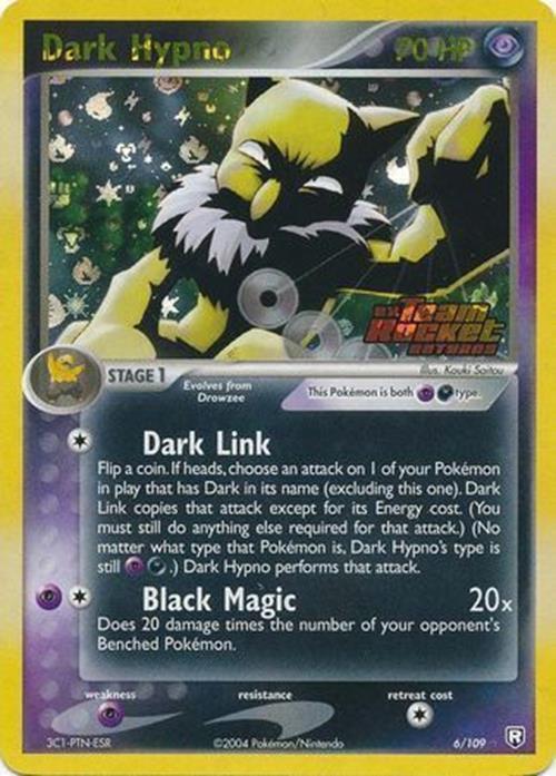 Dark Hypno (6/109) (Stamped) [EX: Team Rocket Returns] | Rock City Comics