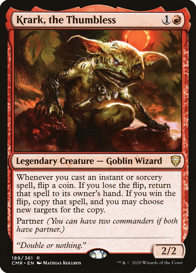 Krark, the Thumbless [Commander Legends] | Rock City Comics