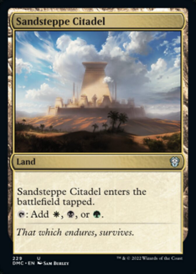 Sandsteppe Citadel [Dominaria United Commander] | Rock City Comics