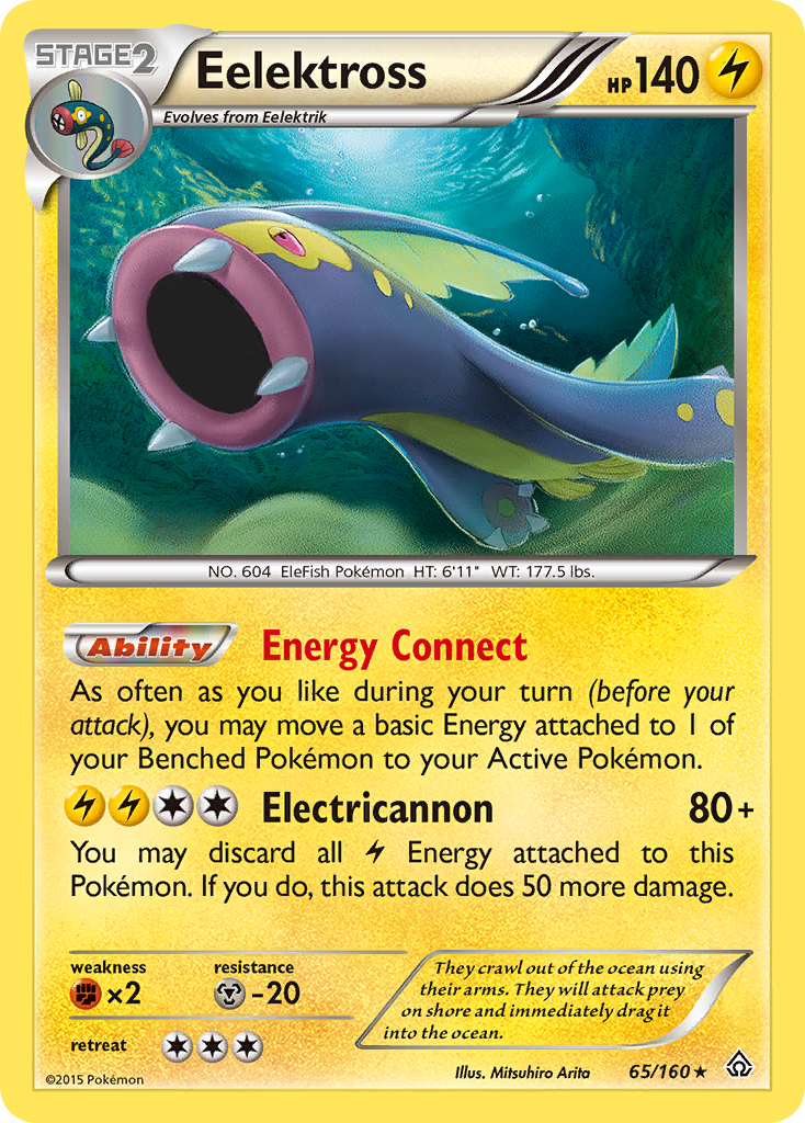 Eelektross (65/160) [XY: Primal Clash] | Rock City Comics