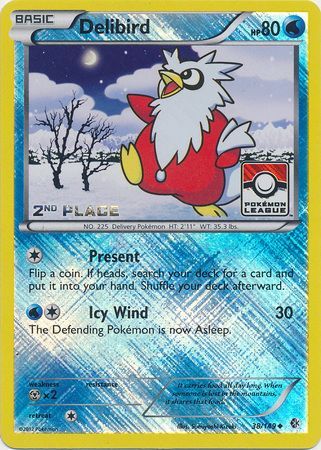 Delibird (38/149) (League Promo 2nd Place) [Black & White: Boundaries Crossed] | Rock City Comics