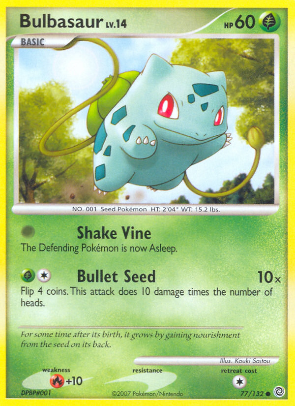 Bulbasaur (77/132) [Diamond & Pearl: Secret Wonders] | Rock City Comics