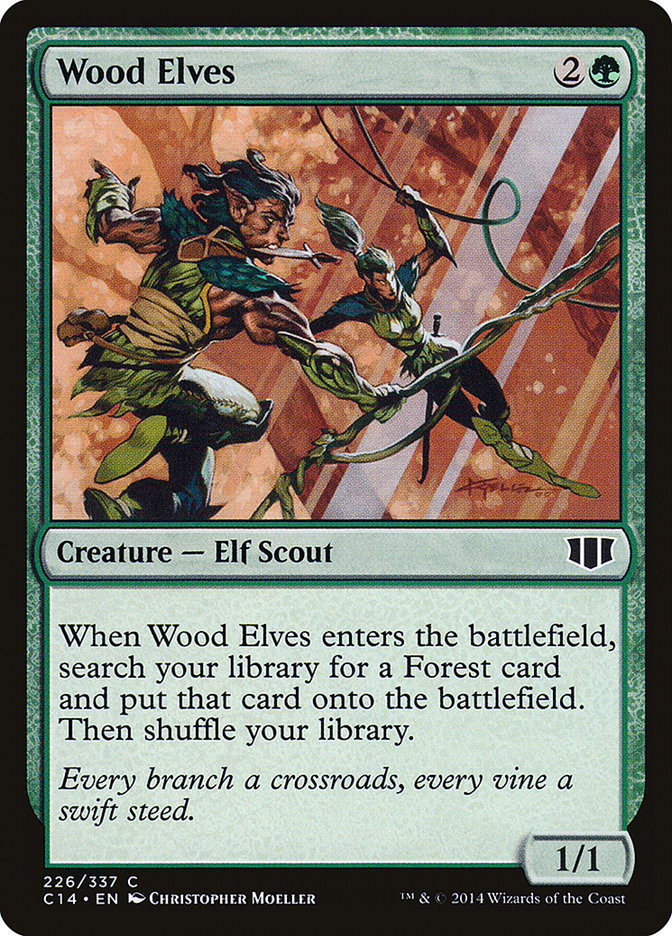 Wood Elves [Commander 2014] | Rock City Comics