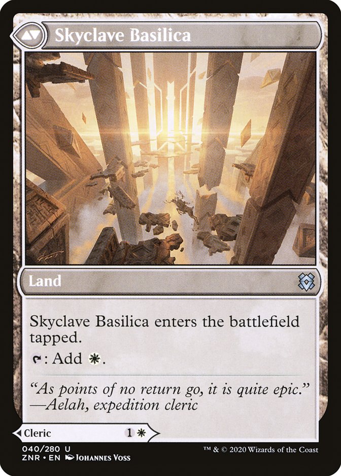 Skyclave Cleric // Skyclave Basilica [Zendikar Rising] | Rock City Comics