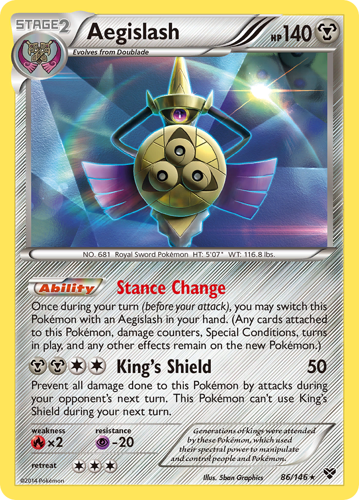 Aegislash (86/146) [XY: Base Set] | Rock City Comics