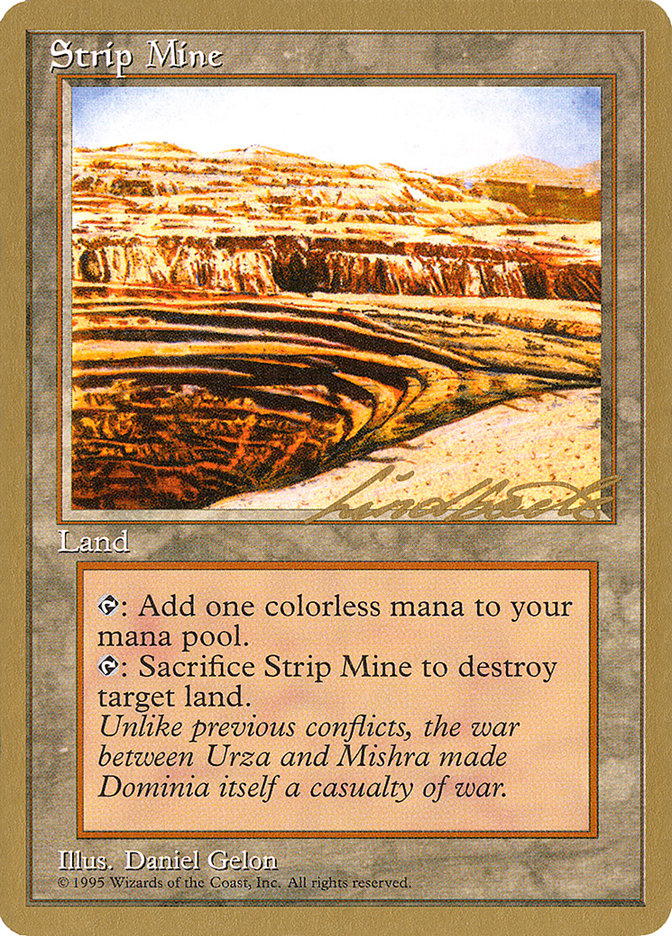 Strip Mine (Leon Lindback) [Pro Tour Collector Set] | Rock City Comics