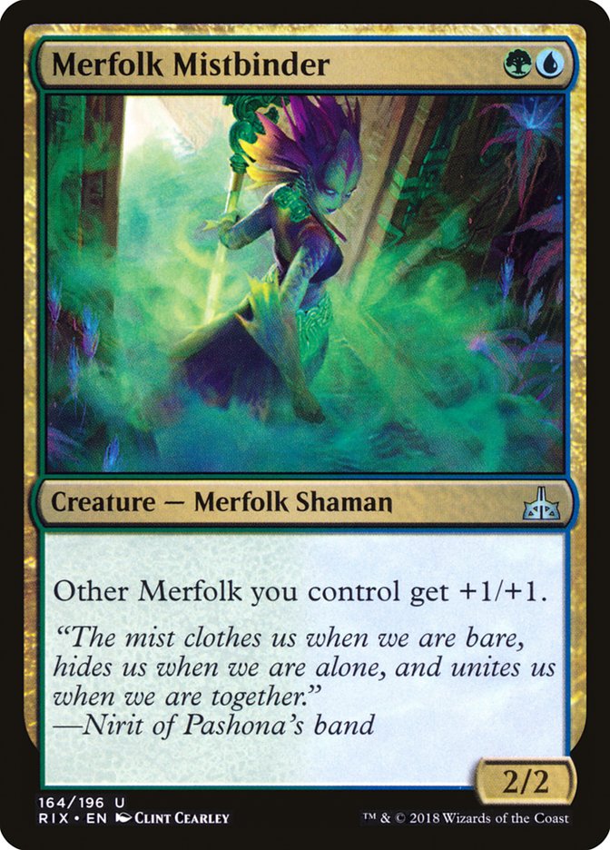 Merfolk Mistbinder [Rivals of Ixalan] | Rock City Comics