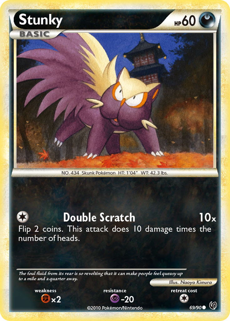 Stunky (69/90) [HeartGold & SoulSilver: Undaunted] | Rock City Comics