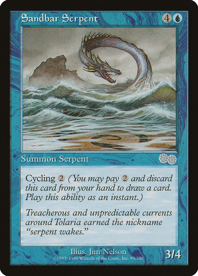 Sandbar Serpent [Urza's Saga] | Rock City Comics