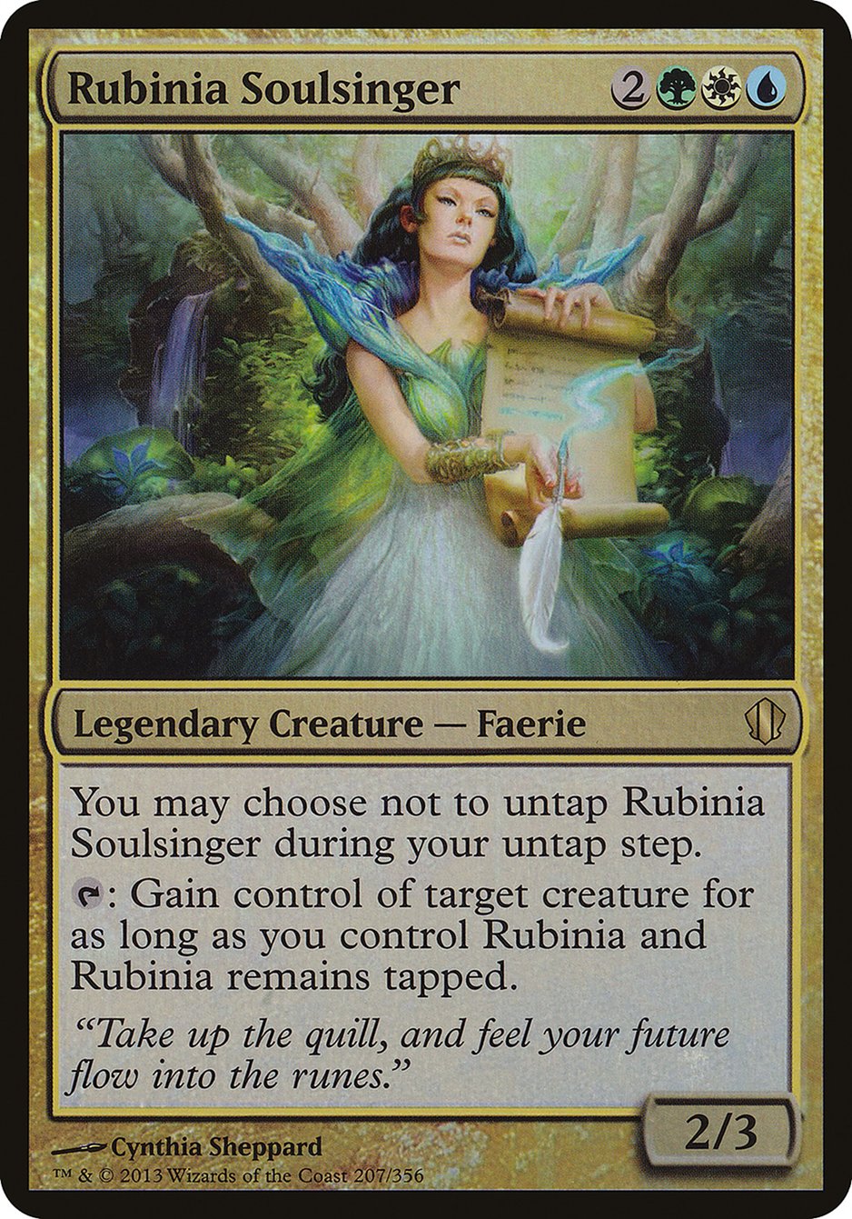 Rubinia Soulsinger (Oversized) [Commander 2013 Oversized] | Rock City Comics