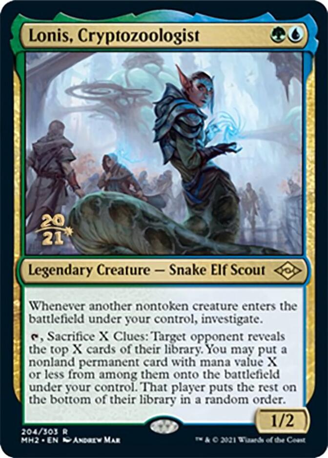 Lonis, Cryptozoologist [Modern Horizons 2 Prerelease Promos] | Rock City Comics