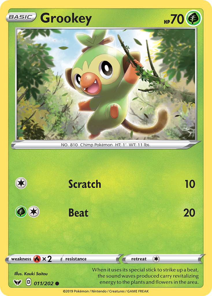 Grookey (011/202) [Sword & Shield: Base Set] | Rock City Comics