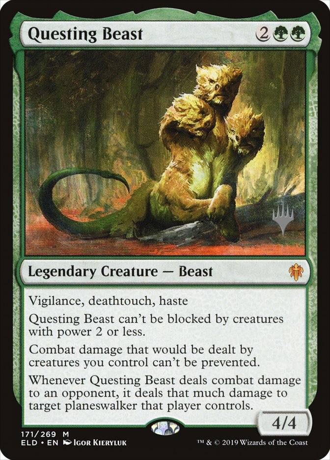 Questing Beast (Promo Pack) [Throne of Eldraine Promos] | Rock City Comics