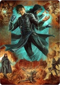 Jace, Mirror Mage 2 Art Card [Zendikar Rising Art Series] | Rock City Comics