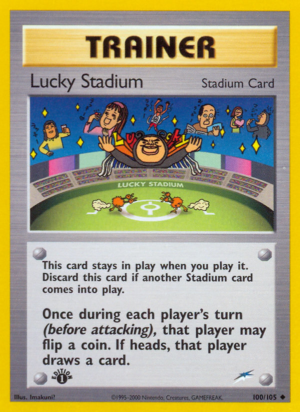 Lucky Stadium (100/105) [Neo Destiny 1st Edition] | Rock City Comics