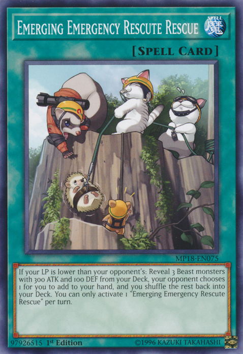 Emerging Emergency Rescute Rescue [MP18-EN075] Common | Rock City Comics