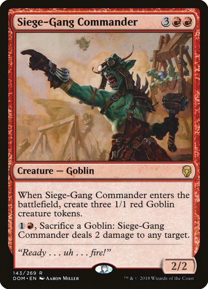 Siege-Gang Commander [Dominaria] | Rock City Comics