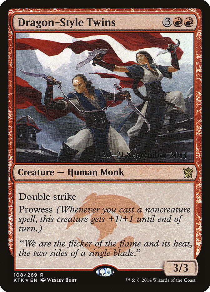 Dragon-Style Twins  [Khans of Tarkir Prerelease Promos] | Rock City Comics