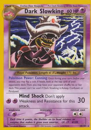 Dark Slowking (20/105) [Neo Destiny Unlimited] | Rock City Comics