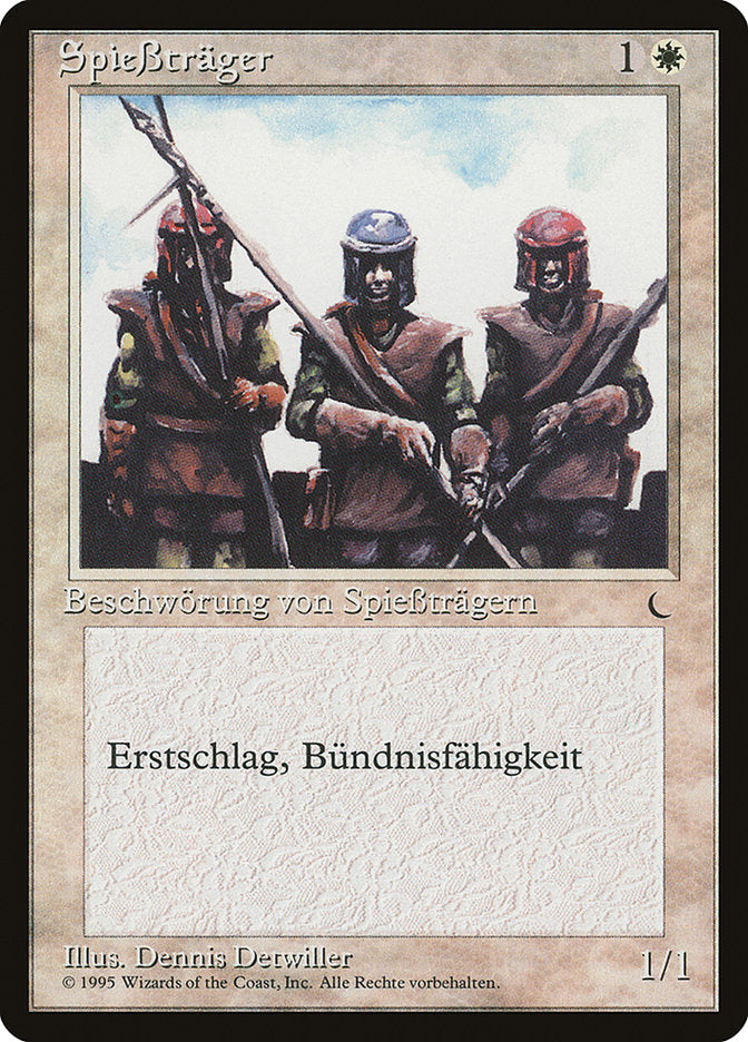 Pikemen (German) - "SpieBtrager" [Renaissance] | Rock City Comics