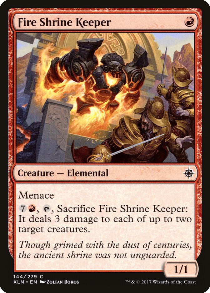 Fire Shrine Keeper [Ixalan] | Rock City Comics