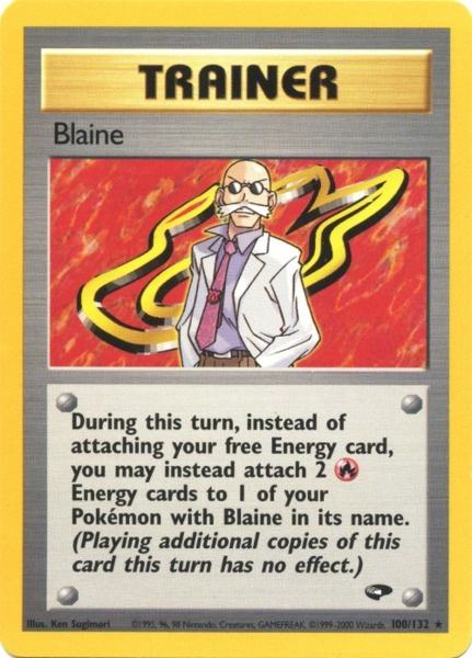 Blaine (100/132) [Gym Challenge Unlimited] | Rock City Comics