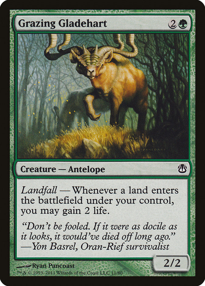 Grazing Gladehart [Duel Decks: Ajani vs. Nicol Bolas] | Rock City Comics