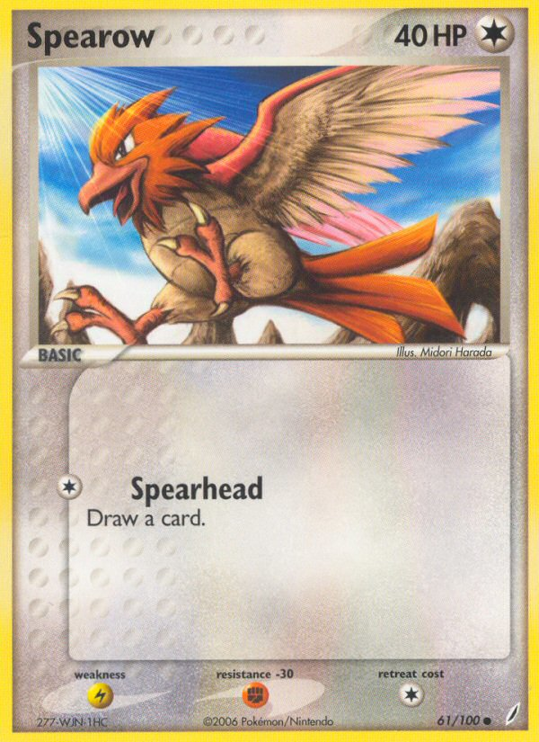 Spearow (61/100) [EX: Crystal Guardians] | Rock City Comics