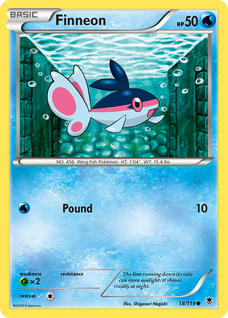 Finneon (18/119) [XY: Phantom Forces] | Rock City Comics