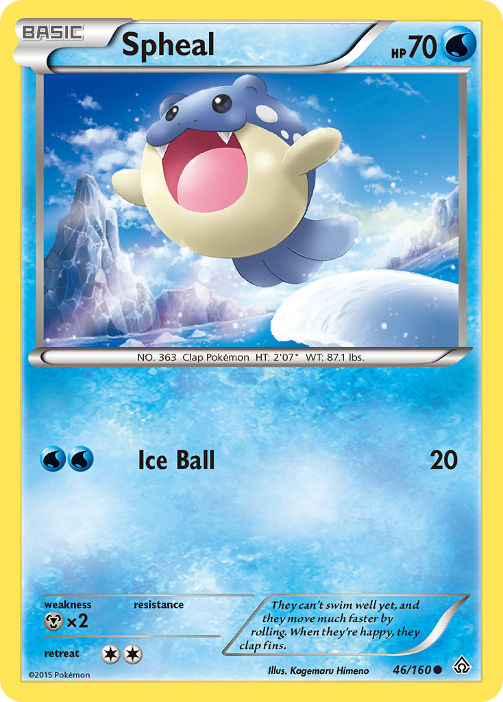 Spheal (46/160) [XY: Primal Clash] | Rock City Comics