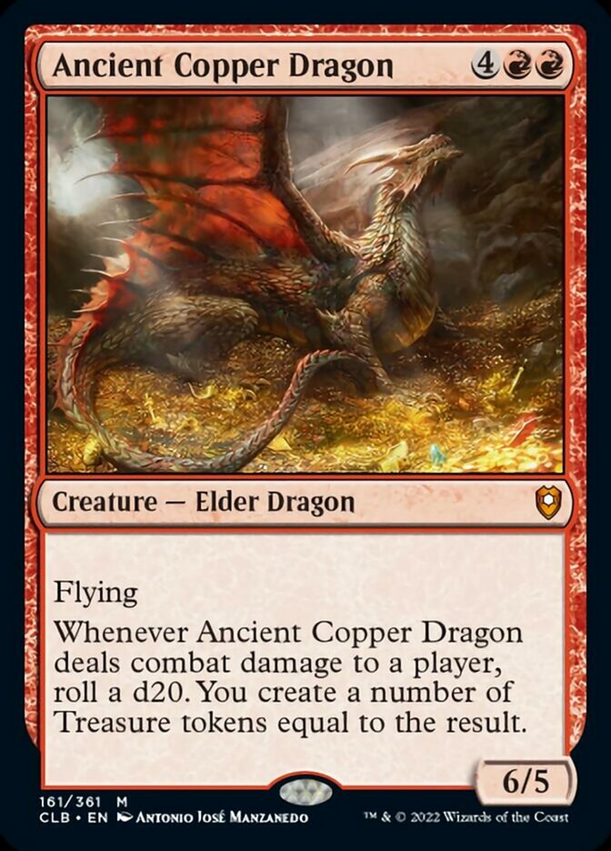 Ancient Copper Dragon [Commander Legends: Battle for Baldur's Gate] | Rock City Comics