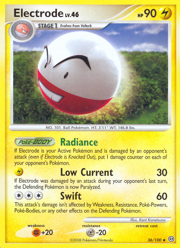 Electrode (36/100) [Diamond & Pearl: Stormfront] | Rock City Comics