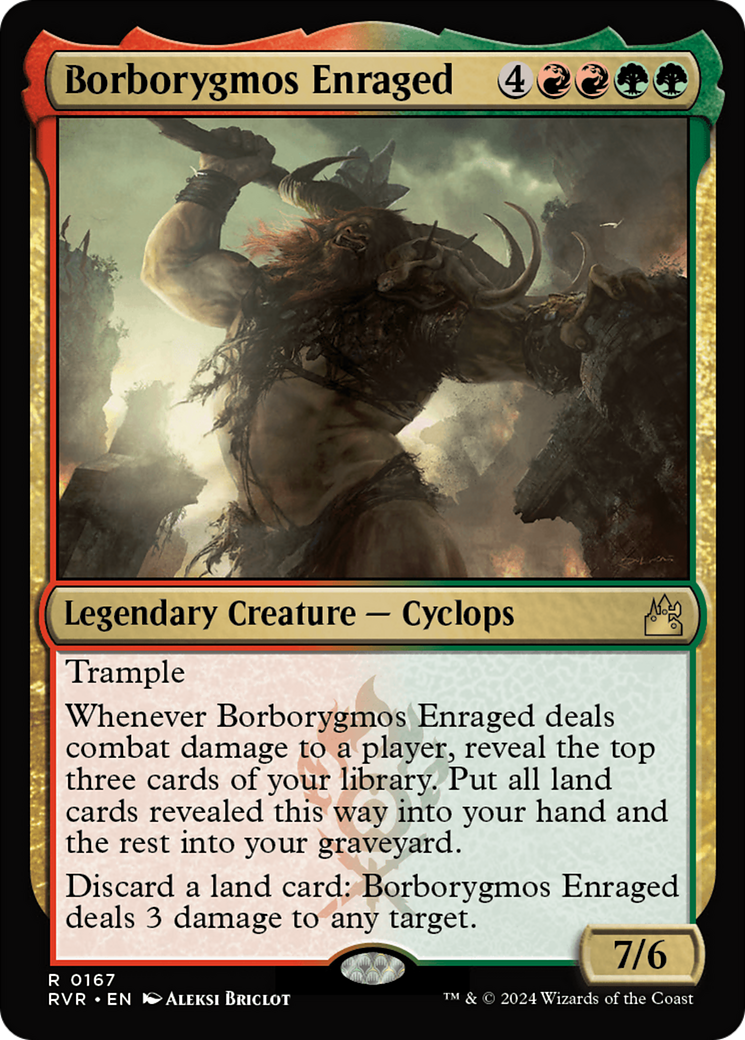 Borborygmos Enraged [Ravnica Remastered] | Rock City Comics