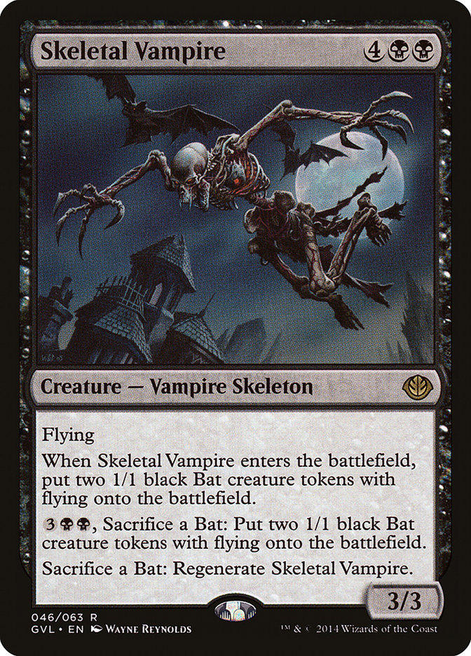 Skeletal Vampire (Garruk vs. Liliana) [Duel Decks Anthology] | Rock City Comics