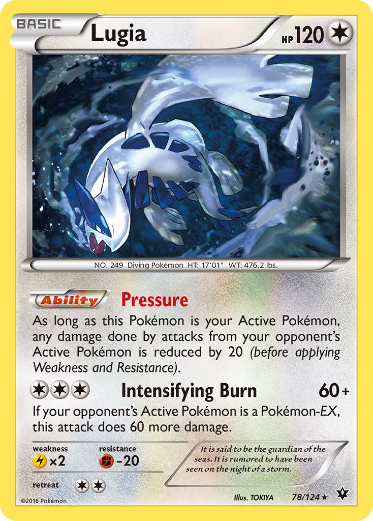 Lugia (78/124) (Theme Deck Exclusive) [XY: Fates Collide] | Rock City Comics