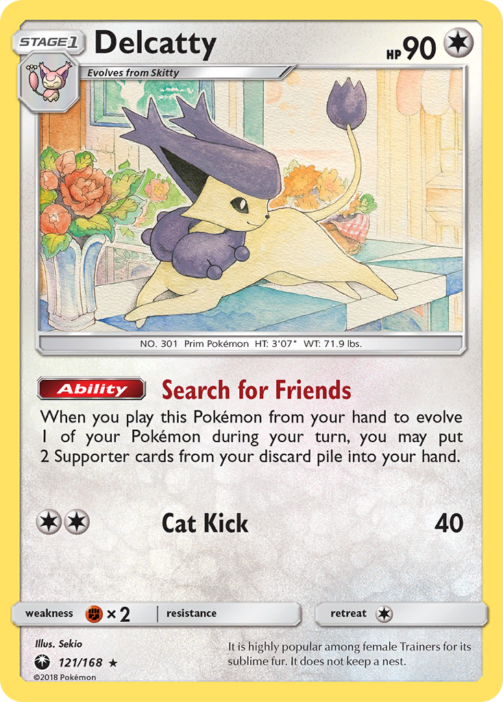 Delcatty (121/168) [Sun & Moon: Celestial Storm] | Rock City Comics