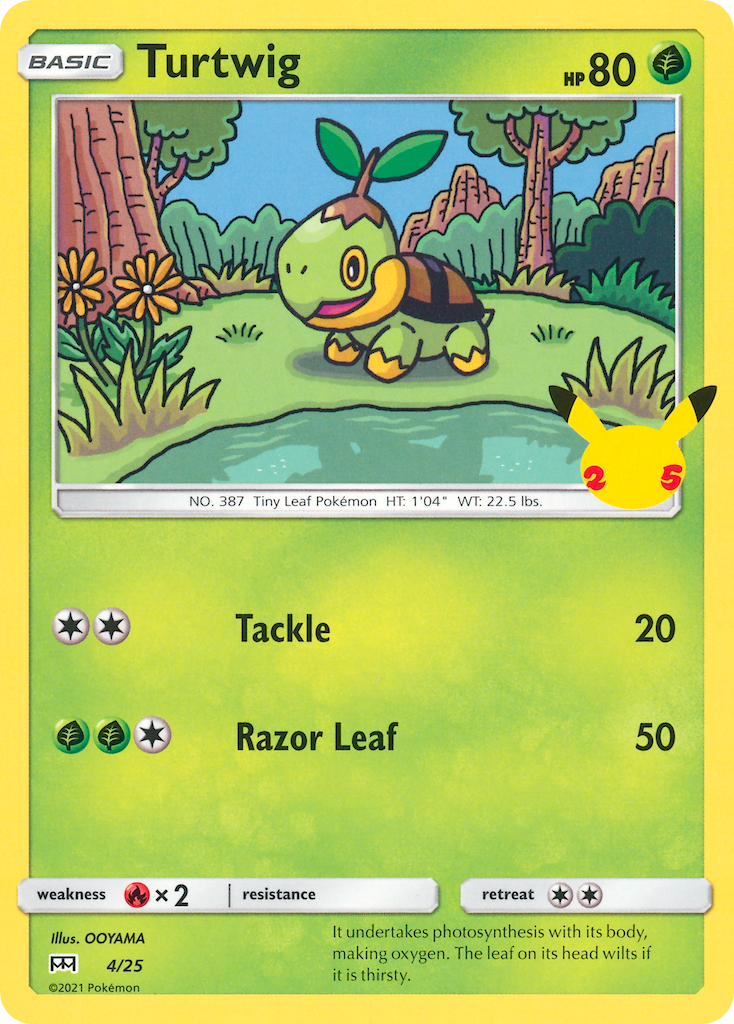 Turtwig (4/25) [McDonald's 25th Anniversary] | Rock City Comics