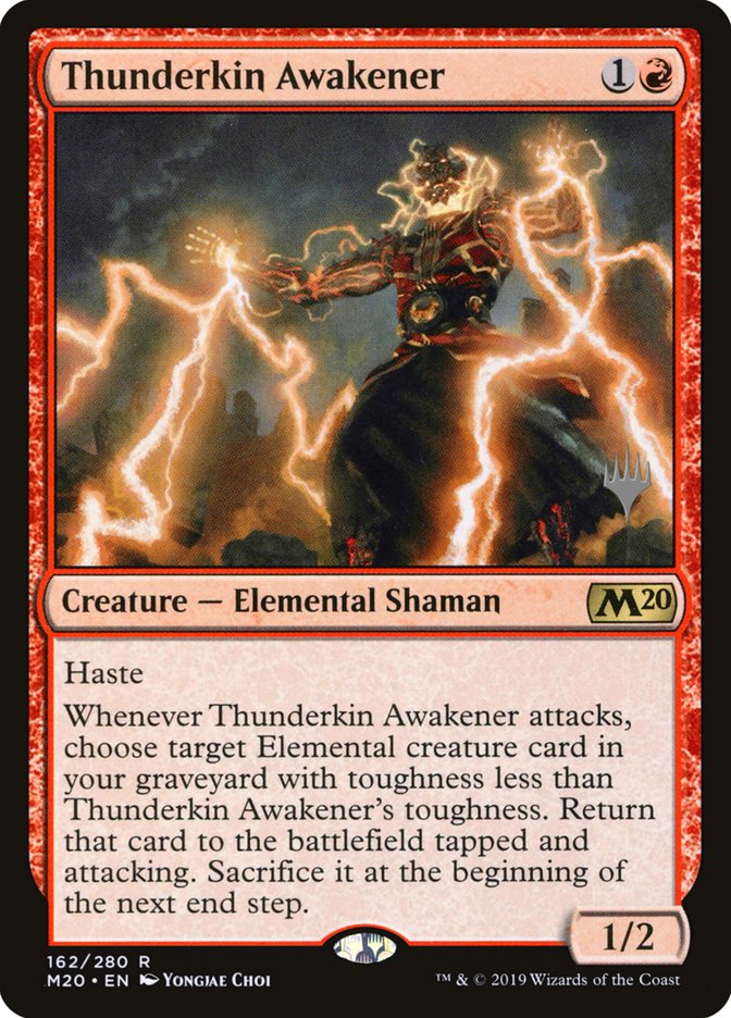 Thunderkin Awakener (Promo Pack) [Core Set 2020 Promos] | Rock City Comics