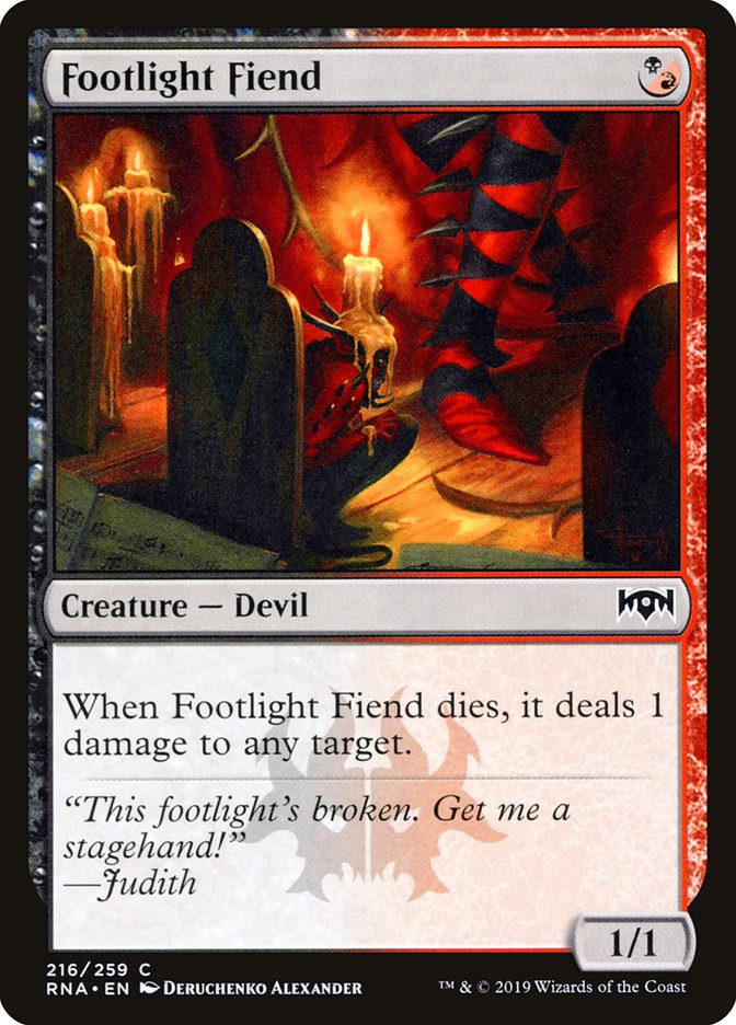 Footlight Fiend [Ravnica Allegiance] | Rock City Comics