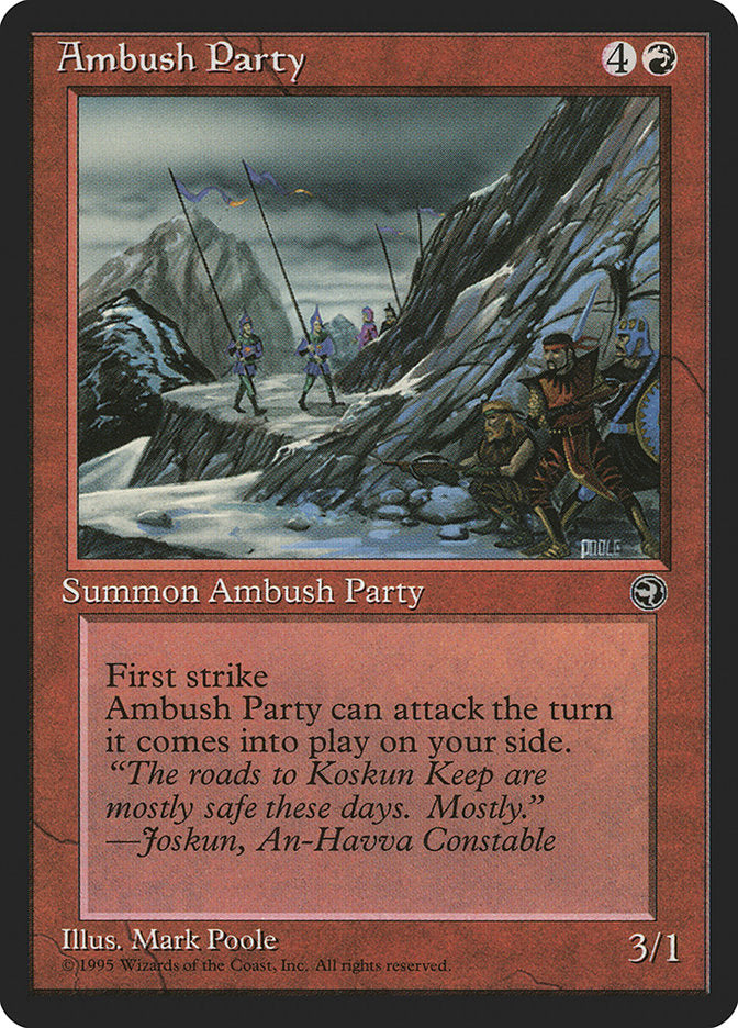 Ambush Party (Joskun Flavor Text) [Homelands] | Rock City Comics