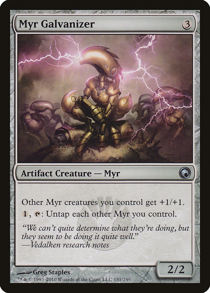 Myr Galvanizer [Scars of Mirrodin] | Rock City Comics