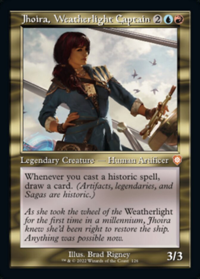 Jhoira, Weatherlight Captain (Retro) [The Brothers' War Commander] | Rock City Comics