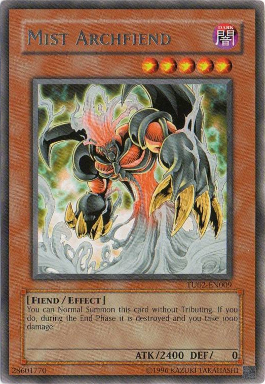 Mist Archfiend [TU02-EN009] Rare | Rock City Comics