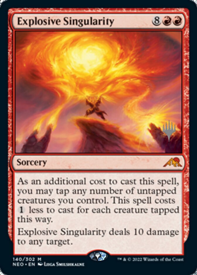 Explosive Singularity (Promo Pack) [Kamigawa: Neon Dynasty Promos] | Rock City Comics