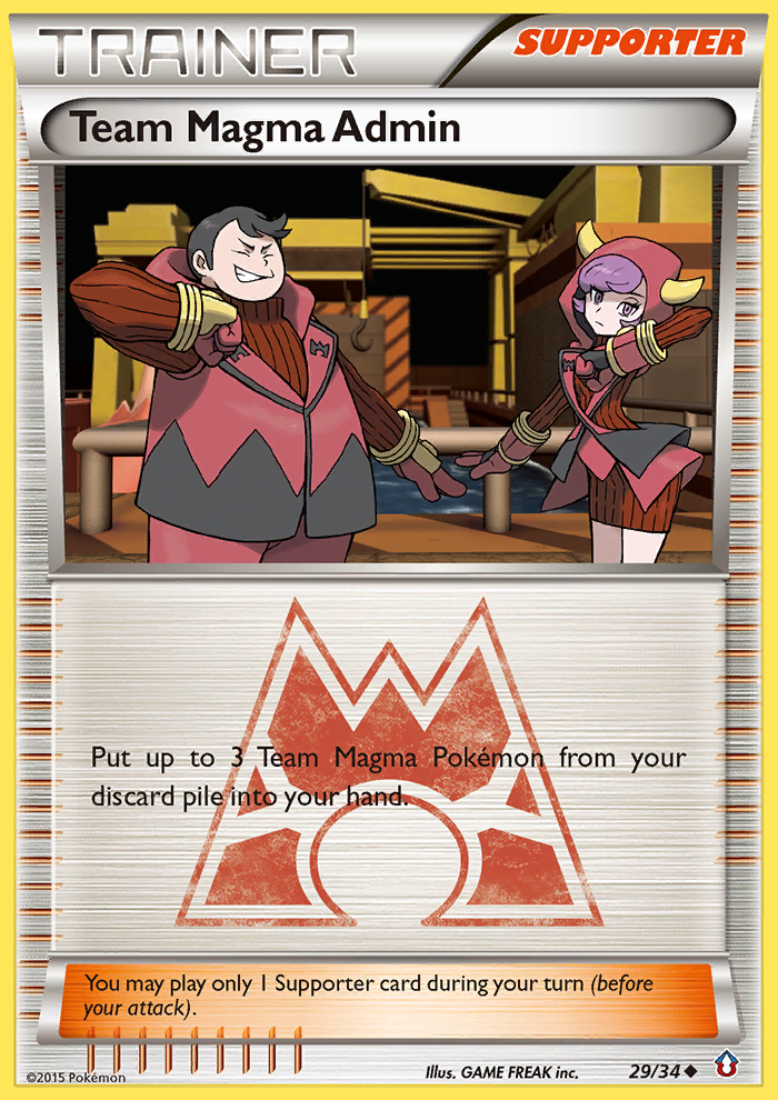 Team Magma Admin (29/34) [XY: Double Crisis] | Rock City Comics