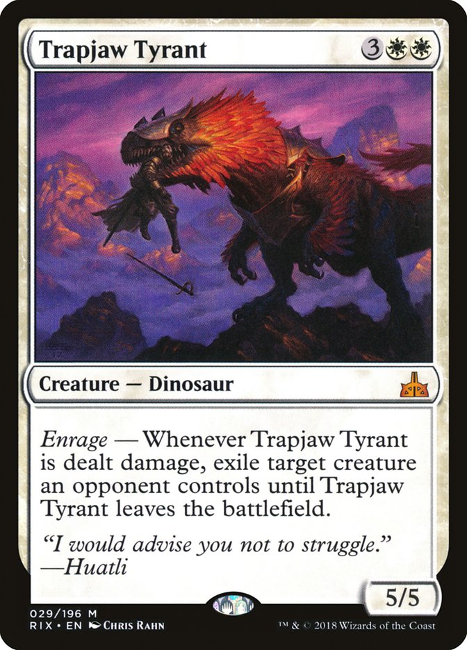 Trapjaw Tyrant [Rivals of Ixalan] | Rock City Comics