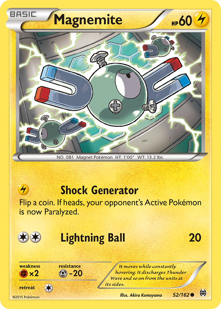 Magnemite (52/162) [XY: BREAKthrough] | Rock City Comics